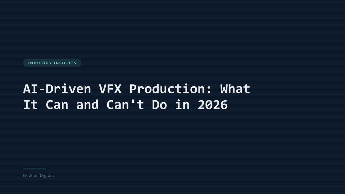 AI-Driven VFX Production: What It Can and Can't Do in 2026