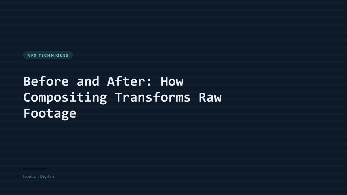 Before and After: How Compositing Transforms Raw Footage