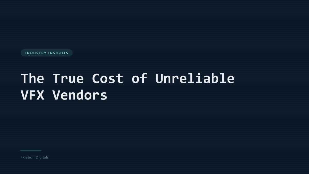 The True Cost of Unreliable VFX Vendors