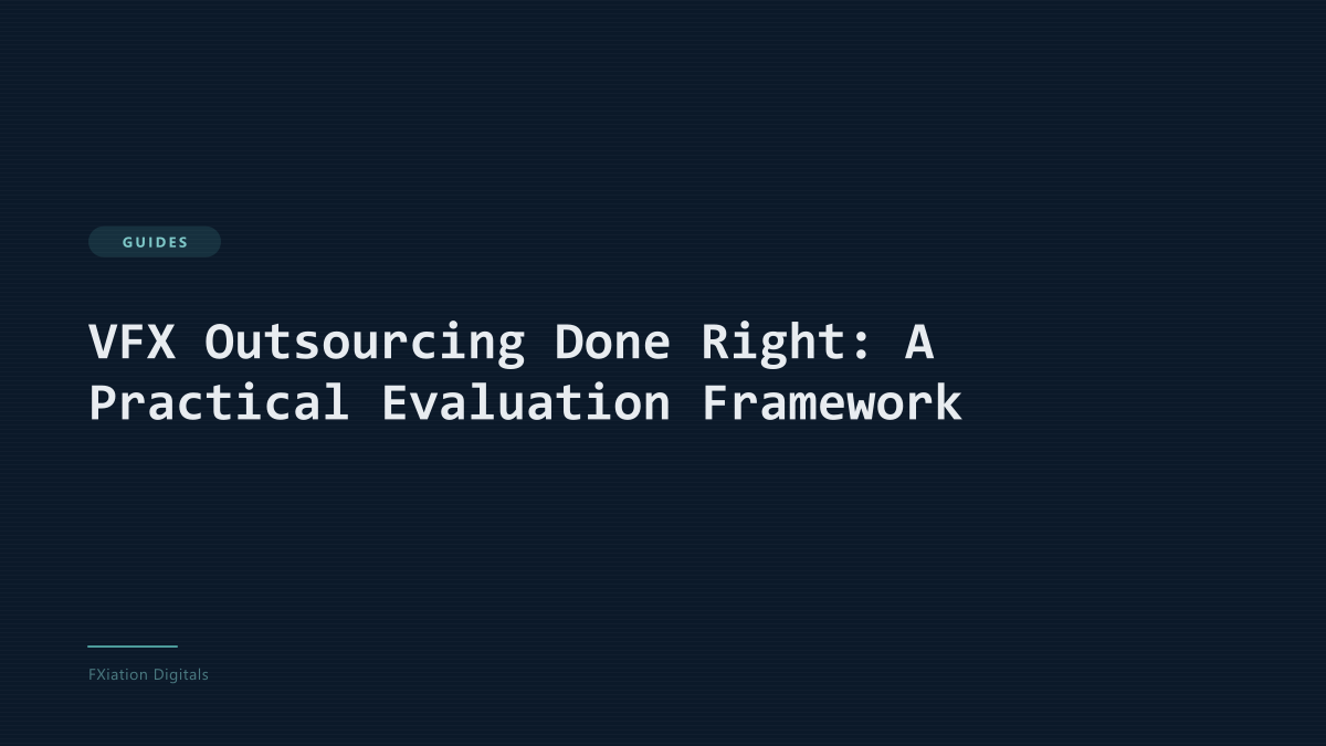 VFX Outsourcing Done Right: A Practical Evaluation Framework