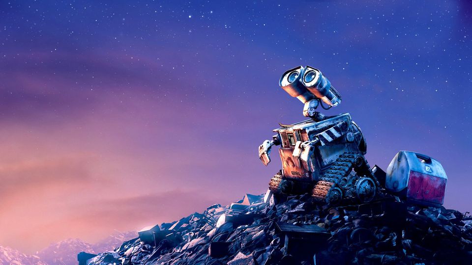 A still from movie Wall E for explanation of Animation Movie Development